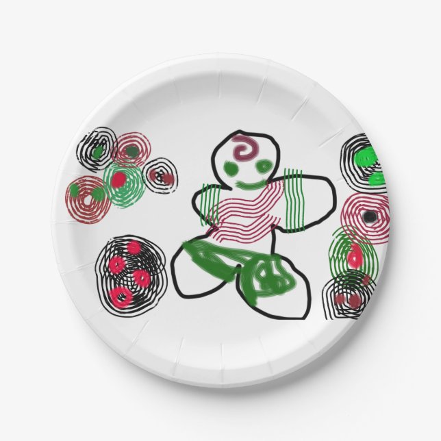 Lebkuchenspass Pappteller (Vorderseite)