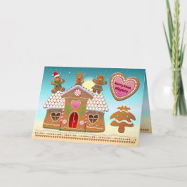 Lebkuchenwein Weihnachtsgebäck - Party Feiertagskarte
