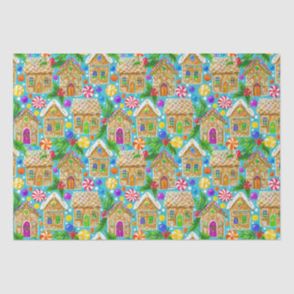 Lebkuchenwein Weihnachtsmuster Seidenpapier