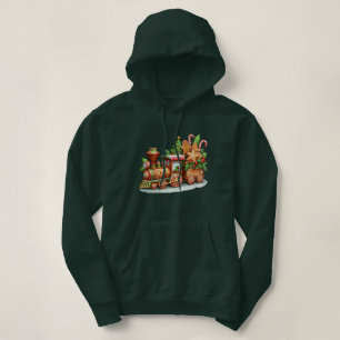 Lebkuchenzug-Feiertags-Hoodie für Frauen Hoodie