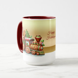 Lebkuchenzug-Feiertagsbecher Tasse