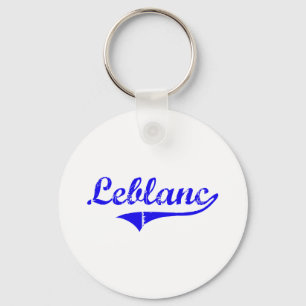 Leblanc Familienname-Klassiker-Art Schlüsselanhänger