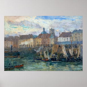 Lebourg - Hafen von Dieppe 1893 Poster