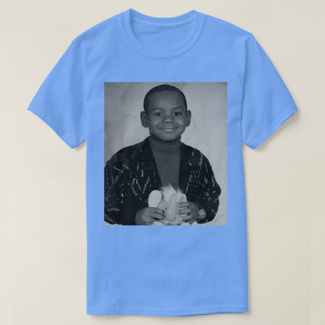 LeBron James Kid BW T-Shirt (Design vorne)