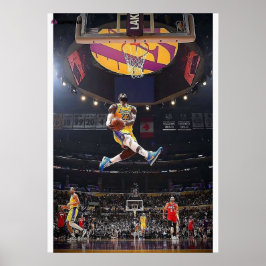 lebronfarbene Spiele, nba, Basketball, king james, Poster