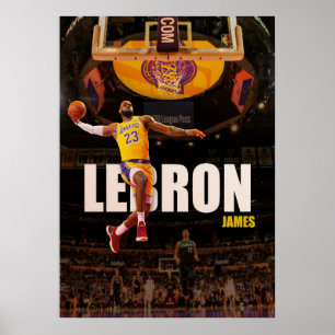 lebronfarbene Spiele, nba, Basketball, king james, Poster