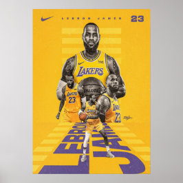 lebronfarbene Spiele, nba, Basketball, king james, Poster