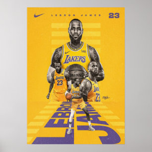 lebronfarbene Spiele, nba, Basketball, king james, Poster