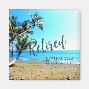 "Lebt das gute Leben!" Magnet