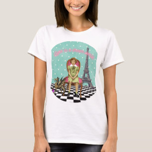 Lebt in einer Traumwelt Funky Vintage Mädchen T-Shirt