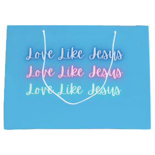Lebt Jesus-Geschenktasche Große Geschenktüte