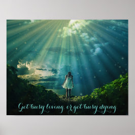 "Lebt oder stirbt." Poster