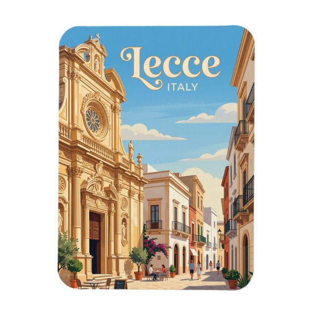 Lecce, Italien Magnet (Vertikal)