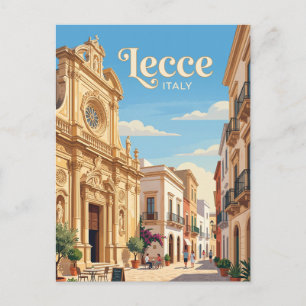 Lecce, Italien Postkarte