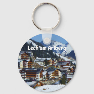 Lech am Arlberg in Österreich Souvenir Schlüsselanhänger