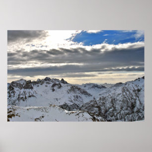 Lech am Arlberg Österreichisches Alpenposter Poster