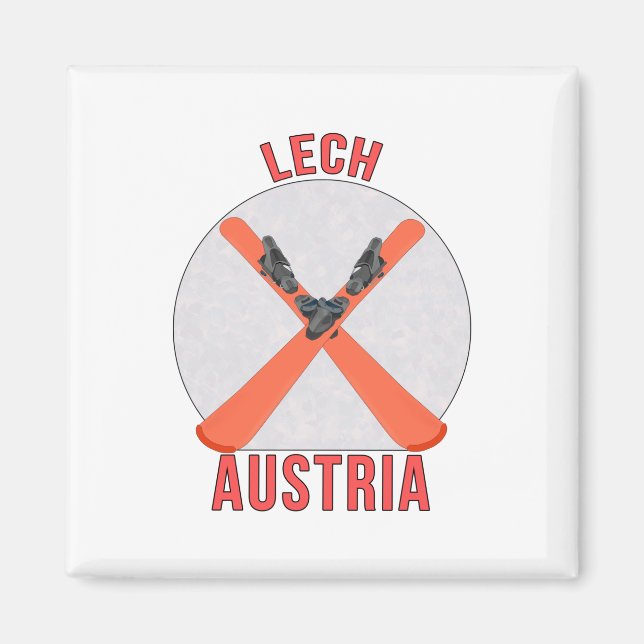 Lech, Österreich Magnet (Vorne)