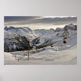 Lech Zurs am Arlberg Österreichische Alpen Österre Poster