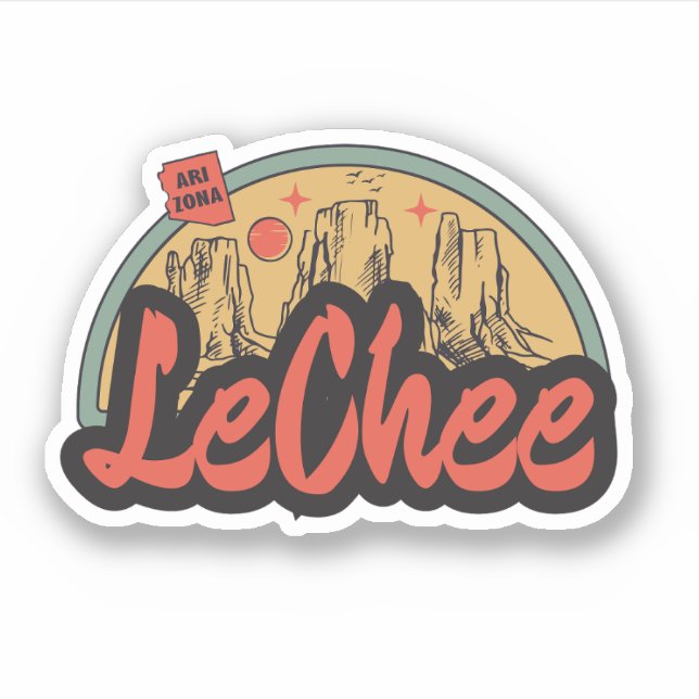 LeChee, Arizona-Aufkleber Aufkleber (Vorderseite)