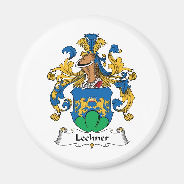 Lechner Familienwappen Magnet (Vorne)