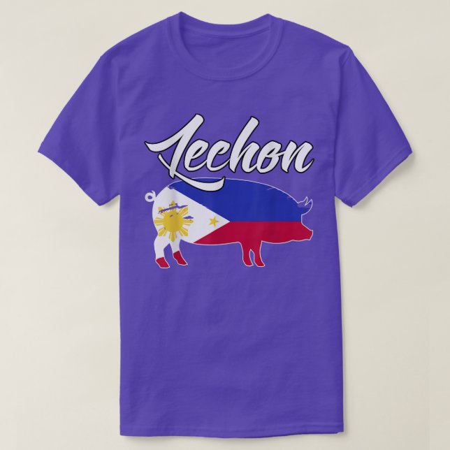 Lechon Pig Pork Philippines T  T-Shirt (Design vorne)