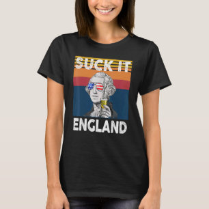 Leck Mich England 4. Juli George Washington 177 T-Shirt