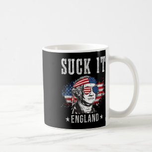 Leck mich England Lustiger 4. Juli - George Washin Kaffeetasse