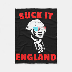 Leck Mich England Lustiges 4. Juli-Shirt Für Männe Fleecedecke