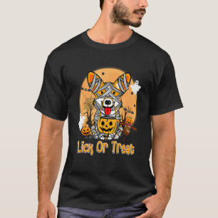 Leck oder Treat süße Halloween-Kostüm Welsh Corgi T-Shirt