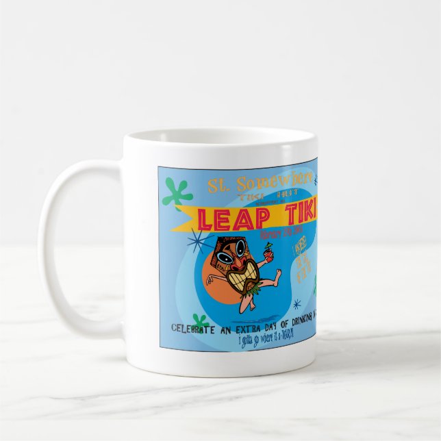 Leck Tiki Kaffee-Tasse Tasse (Links)