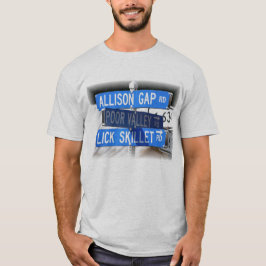 Lecken Sie Skillet, schlechtes Tal u. Allison Gap T-Shirt