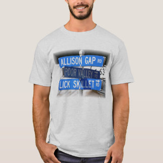 Lecken Sie Skillet, schlechtes Tal u. Allison Gap T-Shirt