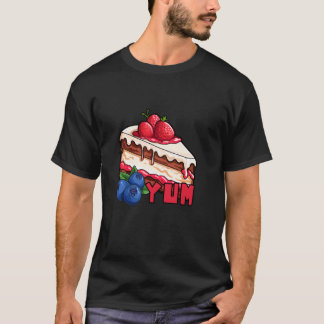 Lecker Lecker Erdbeer Blaubeer Kuchen T-Shirt