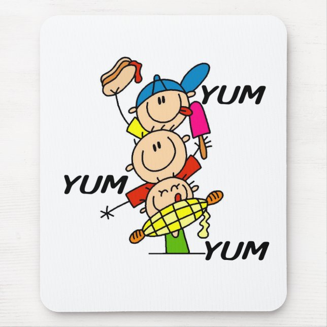 Lecker Lecker Sommer Mousepad (Vorne)