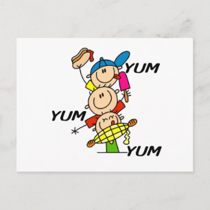 Lecker Lecker Sommer Postkarte