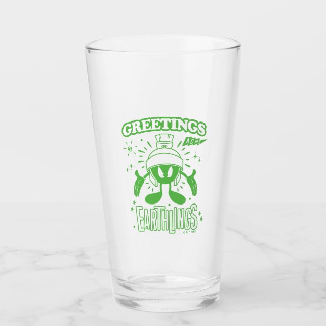 Lecker Retro MARVIN THE MARTIAN™ Glas (Vorderseite)
