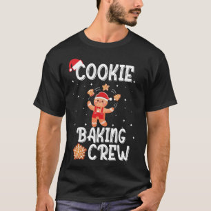 Lecker Weihnachtsplätzchen Back Crew Lustige Pyjam T-Shirt