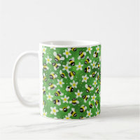 Leckere Buzzing Bienen (Flasche grün) Tasse