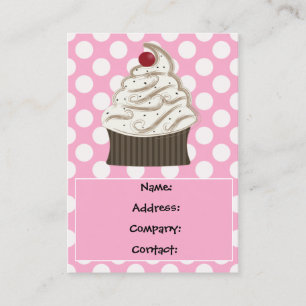 leckere Cupcake Business Cards Visitenkarte