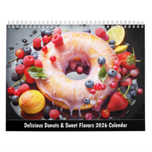 Leckere Donuts & süße Geschmacksrichtungen 2026 Ka Kalender