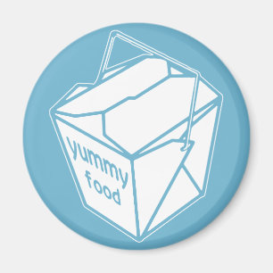 Leckere Essen-To-Go-Box Magnet