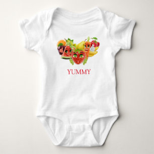 Leckere Früchte  Baby Strampler