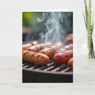 Leckere Grillschachtel zum Vatertag Karte