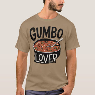 Leckere Gumbo-Designs für Food-Enthusiasten vinta T-Shirt