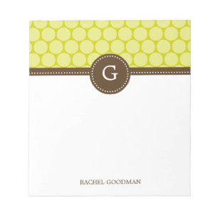 Leckere Punkte Personalisiert Notepad Notizblock