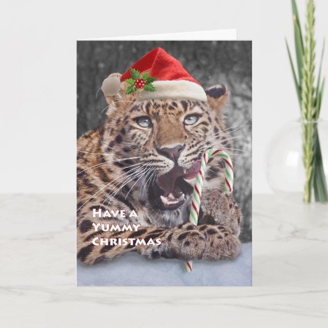 Leckere Weihnachtskarte Feiertagskarte (Vorderseite)