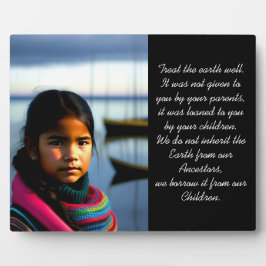 Leckerei der Erde | Dorfmädchen Fotoplatte