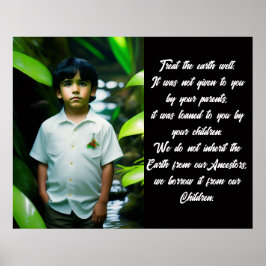 Leckerei der Erde | Tropischer Junge Poster