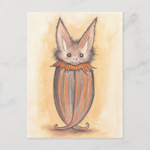 Leckerei der Fledermaus Postkarte