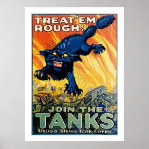 Leckerei "em Rough - Join the Tanks Poster